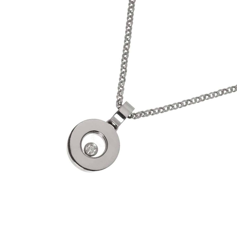 Chopard Happy Diamond Necklace, 42cm, 18K WG (White Gold 750)